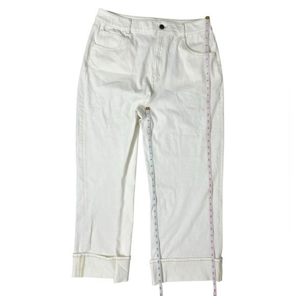 HALARA Flex High Waisted Pockets Rolled Hem Wide Leg Jeans - Picture 10 of 14